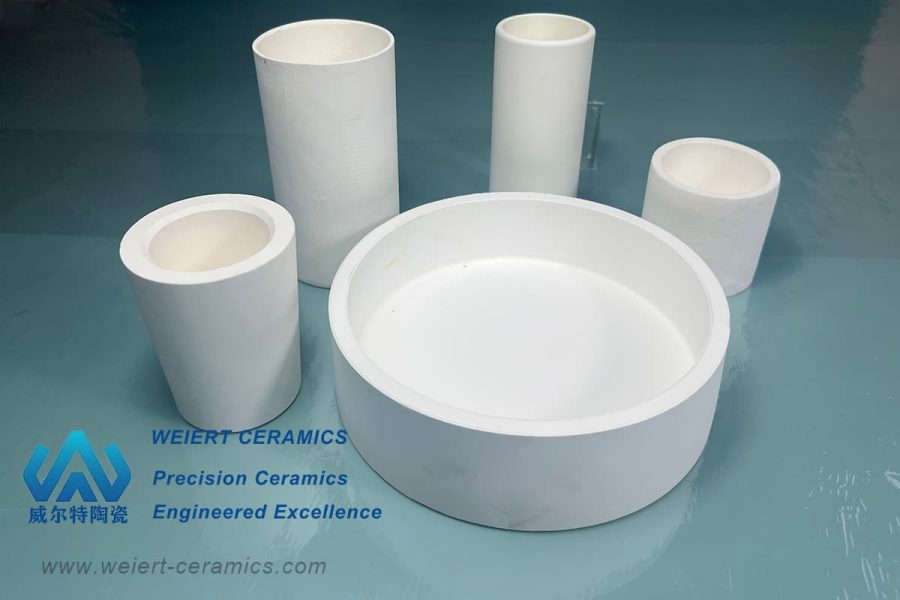 99.8% high-purity magnesia crucible for high-temperature applications